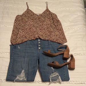 A New Day Leopard Shell Cami | Size XXL
